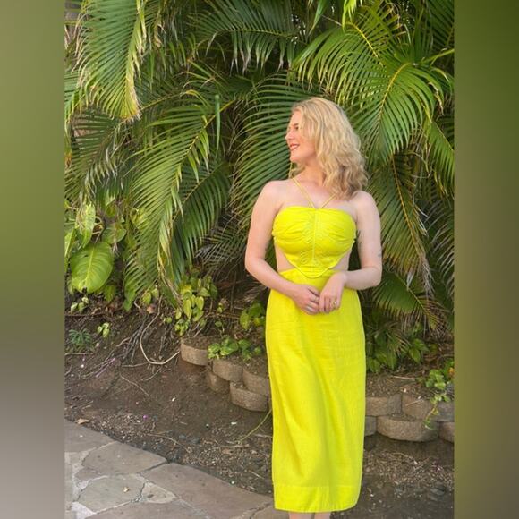 Farm Rio Monstera Midi Dress - Picture 2 of 12